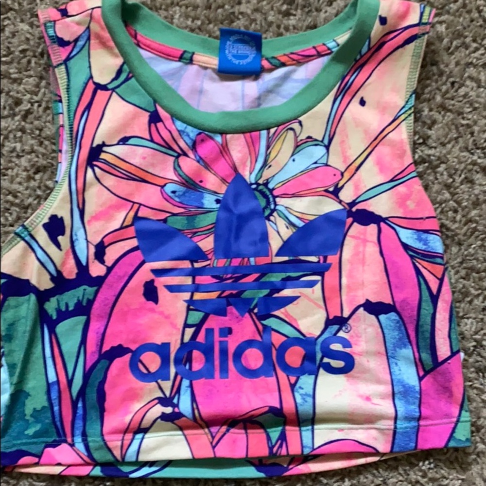 Adidas retro crop top